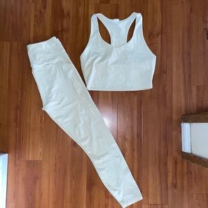 Two piece Fabletics outfit no rips or stains